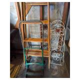 Cart, Ladder and fence