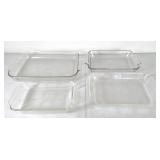 4 - Glass Baking Dishes