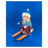 Wind up skier