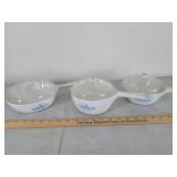 3 Corning Ware Dishes