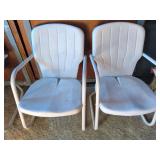 2 Vintage Metal Chairs