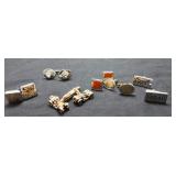 6 Pair Men's Cufflinks