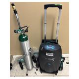 Oxygen Eclipse Auto Sat 5 & Oxygen Bottle on wheel