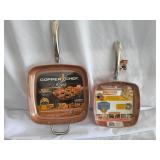 2-New Copper Chef Skillrts (12' & 9,5')