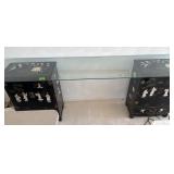 Asian Hand Painted 2-Cabinets 23'X12'X35'