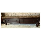 Ashley Furniture Padded Bench W/2 Drawers - 69'X