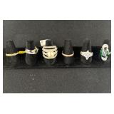 6 Sterling Silver Rings