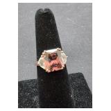 Sterling Silver & Amethyst Ring Size 7