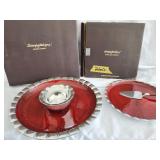 2-Simplydesign (Dip Set & Fluted Cake Plate) NIB