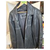 Claiborne Lamb Skin Leather Size 2XL 3/4 Coat