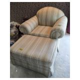 Padded Chair and Ottoman - Impressions By