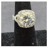 Sterling Silver & CZ Ring Aize 7
