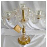 Single Candelabra missing 8 Prisms 19'