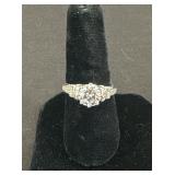 Sterling Silver w/ CZ stone Ring