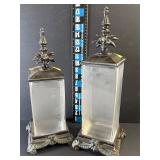 2 Candle Holders 15' & 17' tall