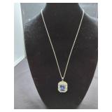 Sterling Silver & Tanzanite Necklace
