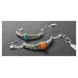 2-Stainless & Stone Bracelets