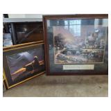 2 Religious Pictures - 34'X29 1/2' & 23'X19'