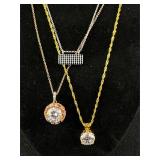 3 Sterling Silver Vanna K Necklaces