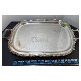 Heavy Large Tray 27.5'X17' Platedï¿½