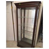 Lighted Curio Cabinet - 5 Shelves - 34'X15'X76'
