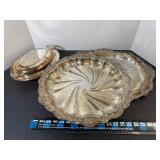 2-Plated Trays & Covered Dish