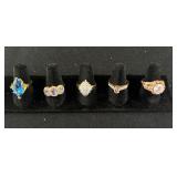 5 Sterling Silver Rings