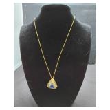 Sterling Silver & Tanzanite Necklace