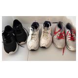 2-Pair size 10 & 11-Pair 10.5 Tennis Shoes like ne