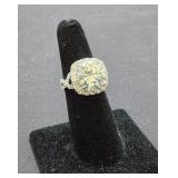 Sterling Silver & CZ Ring Size 6
