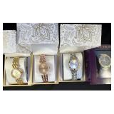 3 Charter Club & 1 White Diamond Watches