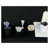 4 Sterling Silver Rings