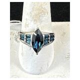 Silver Silver Swarovski Ring