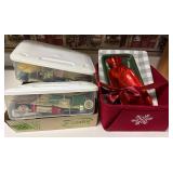 Holiday Basket, Sewing Item & Tools