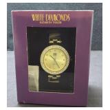 Elizabeth Taylor White Diamonds Watch New