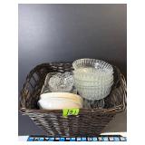 Basket of Glassware