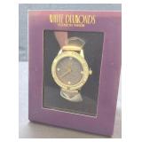 Elizabeth Taylor White Diamonds Watch New