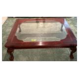 Glass Top Coffee Table 50'x40'x15'