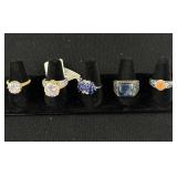5 Sterling Silver Rings