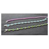 3-Sterling Bracelets