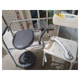 Shower Chair and Toilet Seat, plus