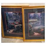 2-Matching Pictures (Path to the Lake I & II) 30'X