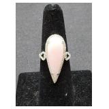 Sterling Pink Opal Pink Size 7