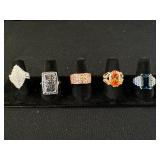 5 Sterling Silver Rings