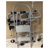 2-Folding Walkers & Aluminum 2-Step ladder