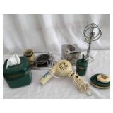 Hair Blower, Kleenex Covers, Towel Rack and Misc.