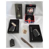2 Cadillac Keyrings & Remotes, Jaguar Keyring,