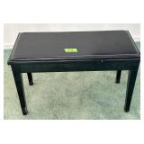Black Piano Bench 30'X14'X18'
