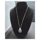 Sterling Silver & Tanzanite Necklace