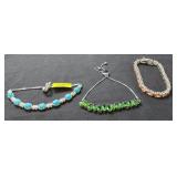 3-Sterling bracelets